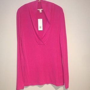 NWT hot pink BR top
